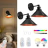 Rechargeable Wireless Wall Light With 15 Color Detachable Bulb 2