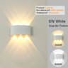 Modern White LED Up Down Wall Light For Indoor And Outdoor Spaces 6