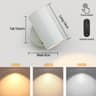Rechargeable Wall Sconce With Remote And Touch Control 3
