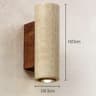Aurelia Natural Travertine Wall Sconce 2