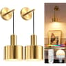 LumaArt Rechargeable RGB Wall Sconce Set 5