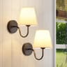 Modern Fabric Wall Sconce Retro E27 Bedside Wall Lamp 3