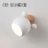 Nordic Macaron Cartoon Wall Lamp Wooden Kids Bedside Light 4