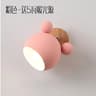 Nordic Macaron Cartoon Wall Lamp Wooden Kids Bedside Light 2