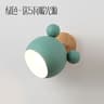 Nordic Macaron Cartoon Wall Lamp Wooden Kids Bedside Light 1