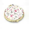 Vintage Floral Compact Mirror Two Sided Folding Makeup Mirror 2