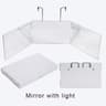 360 View LED 3 Way Haircut Mirror Trifold Self Grooming Mirror 4