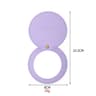 Ultra Thin PU Leather Pocket Mirror Double Sided Stainless Steel Travel Mirror 11