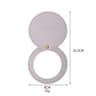 Ultra Thin PU Leather Pocket Mirror Double Sided Stainless Steel Travel Mirror 8
