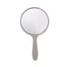Durable Round Handheld Makeup Mirror Portable Anti Fall Beauty Vanity Mirror 10
