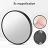 Precision Magnifying Makeup Mirror 5X 10X 15X Suction Cup Travel Mirror 1