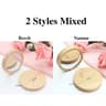 10 Piece Mini Wooden Makeup Mirror Round Portable Pocket Cosmetic Mirror Set 3
