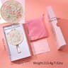 Beijing Hibiscus Handheld Makeup Mirror Portable Chinese Style Travel Souvenir Mirror 1