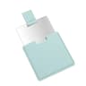 Elegant Stainless Steel Pocket Mirror PU Leather Protective Travel Makeup Mirror 9