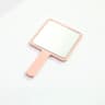 Square Handheld Makeup Mirror Portable Vanity Mirror With Comfortable Handle 2