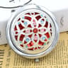Vintage Floral Pocket Mirror Double Sided Folding Compact Makeup Mirror 2