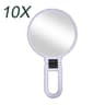 Folding Magnifying Makeup Mirror 2X 5X 10X 15X Portable Travel Mirror 10