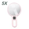 Folding Magnifying Makeup Mirror 2X 5X 10X 15X Portable Travel Mirror 5