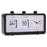 Retro Desktop Flip Clock With Day Date And Time Display 1