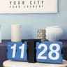 Modern Retro Auto Flip Wall And Desk Clock With Large Digital Display 4