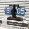 Retro Automatic Flip Desk Clock Large Display Battery Powered Table Clock 2