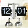 Retro Mechanical Flip Desk Clock With Internal Gear Movement 2