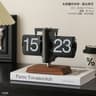 Retro Mechanical Automatic Flip Desk Clock Battery Powered Table Clock 1