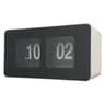 Classic Retro Automatic Flip Desk Clock Silent Battery Powered Table Clock 3