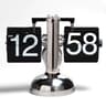 Vintage Automatic Flip Page Desk Clock Battery Powered Retro Table Clock 2
