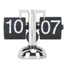 24 Hour Retro Flip Clock With Large Numbers And Stainless Steel Base 3