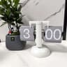 Vintage Automatic Flip Down Desk Clock With Quartz Movement 5