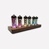 IV11 VFD Tube Clock With LED Backlight And Retro Wood Base 4