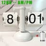 Retro Automatic Flip Desk Clock With Metal Frame 3