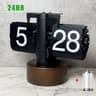 Retro Automatic Flip Desk Clock With Metal Frame 7