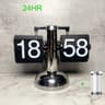 Retro Automatic Flip Desk Clock With Metal Frame 5