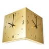 Modern Double Sided Corner Wall Clock With Silent Movement 5