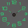 Modern 3D Luminous Wall Clock With Silent Quartz Movement 8