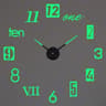 Modern Luminous 3D Wall Clock With DIY Silent Quartz Design 15