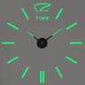 Modern 3D DIY Wall Clock Acrylic Mirror Large Wall Decor 9