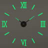 Modern 3D DIY Wall Clock Acrylic Mirror Large Wall Decor 24