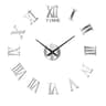Modern 3D DIY Wall Clock Acrylic Mirror Large Wall Decor 20
