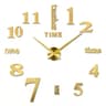 Modern 3D DIY Wall Clock Acrylic Mirror Large Wall Decor 19