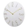 30cm Silent Wall Clock With Rose Gold Numbers 11