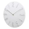 30cm Silent Wall Clock With Rose Gold Numbers 8