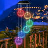 Solar Color Changing Wind Chimes With 6 LED Lights 2