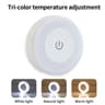 Rechargeable LED Touch Light 3Color Dimmable Cabinet Lamp 3