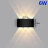 Modern Up Down LED Wall Light 4W 6W 8W 10W Indoor Outdoor Lamp 2