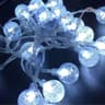 Golden Glow LED Bubble Ball String Lights Battery Powered Fairy Garland 3