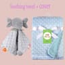Personalized Minky Baby Blanket And Bunny Comforter Set 10
