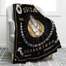 Ouija Board Gothic Throw Blanket Sun Moon Skull Witch Decor 5